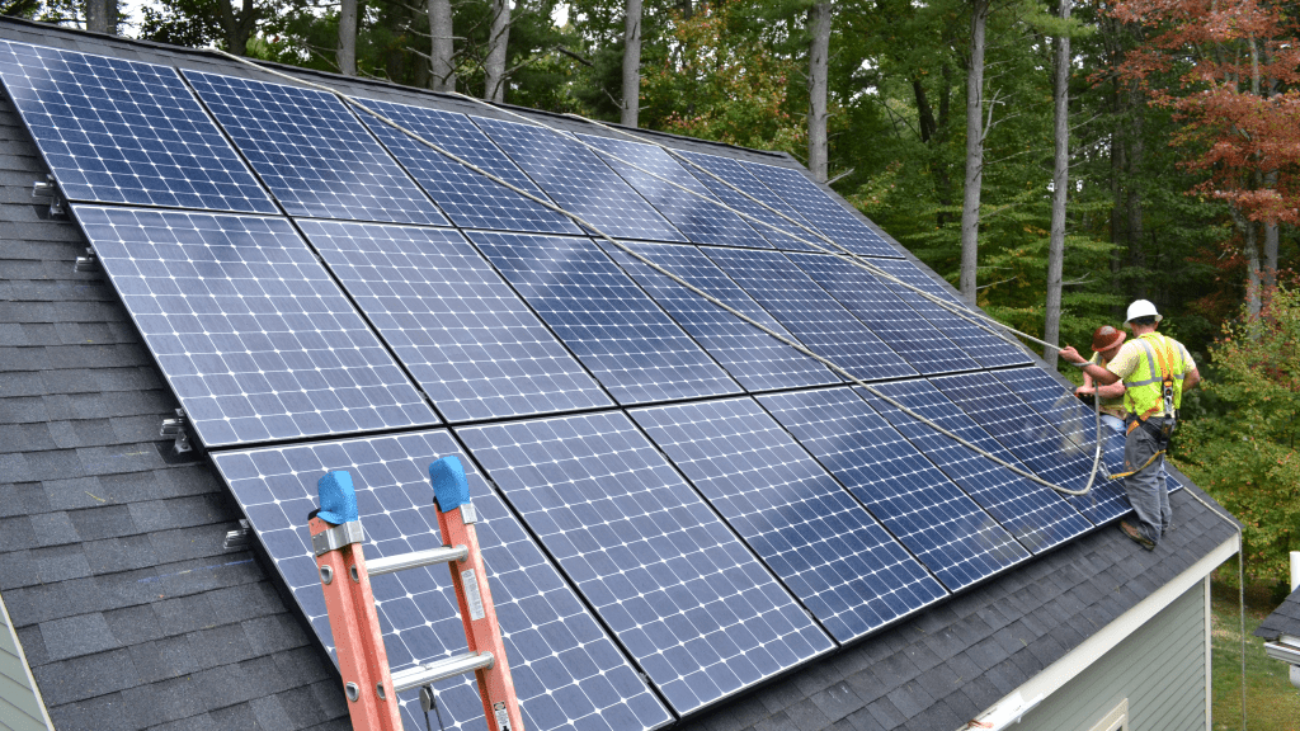 landmark associates solar panel installation